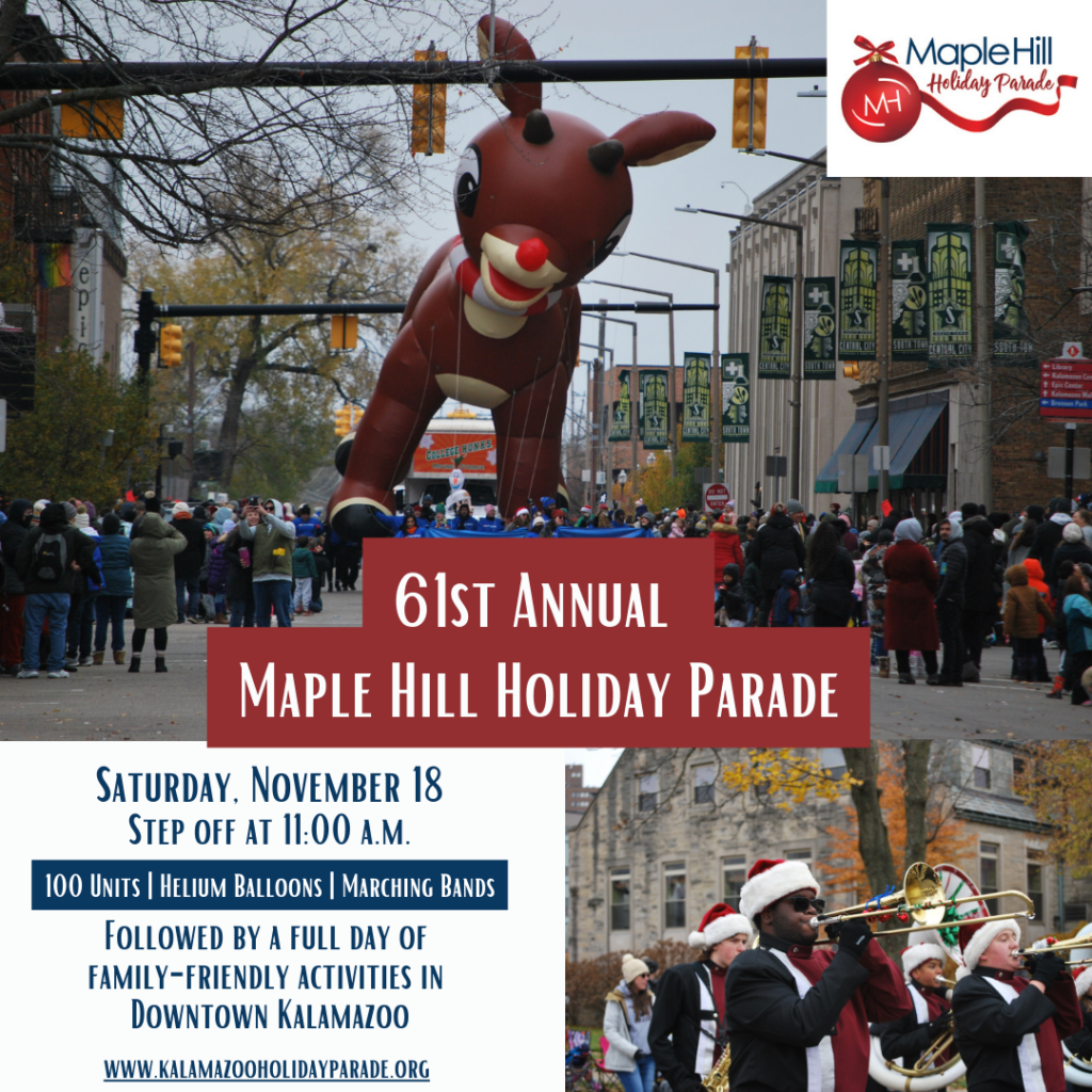 Maple Hill Holiday Parade Kalamazoo Downtown